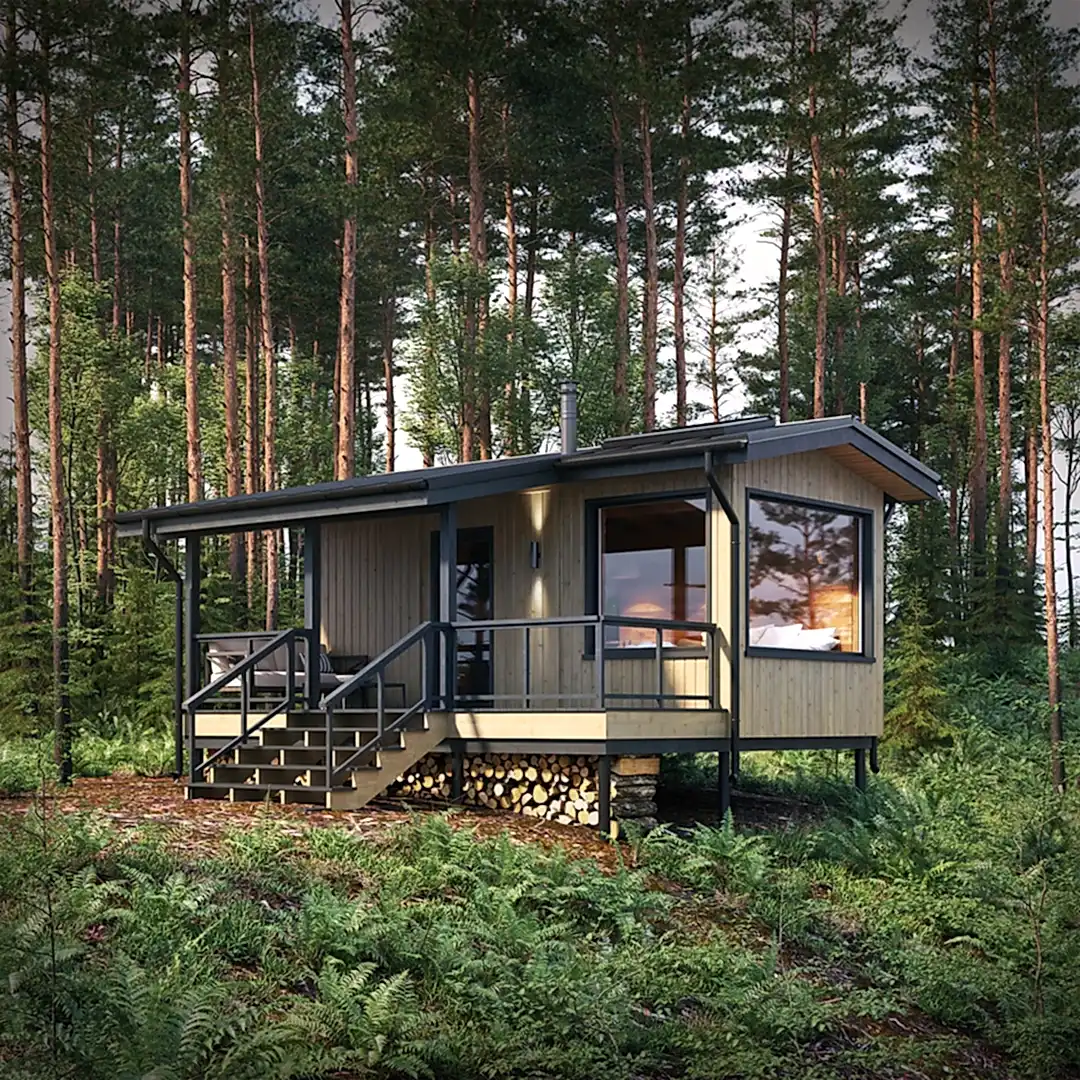 We make your minimal living spaces aesthetic and functional with our portable and uniquely designed wooden Tiny Houses, which offer great comfort despite their small size.